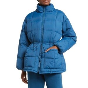 Beyond Yoga Blue Puffer Jacket